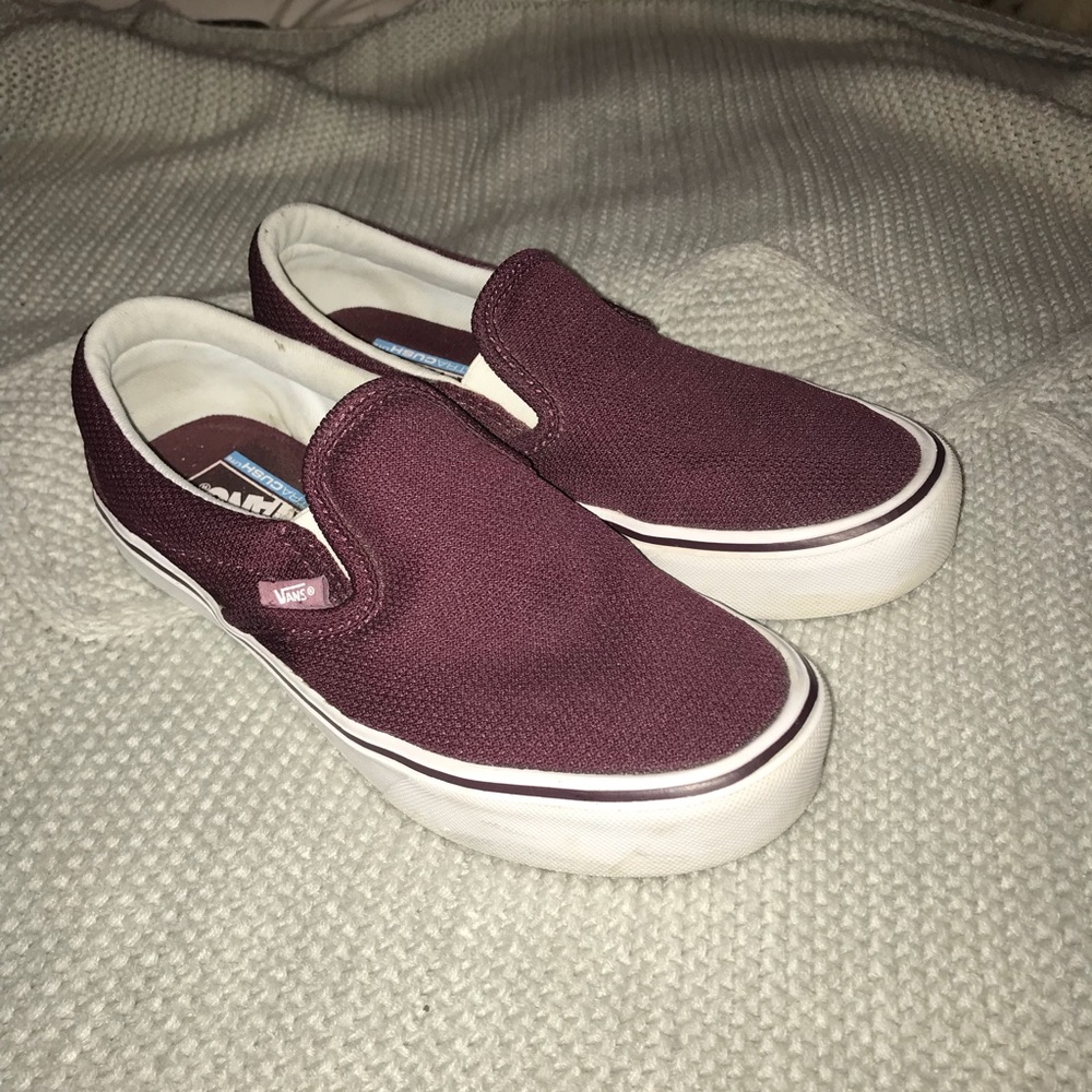 Maroon Ultracush Slip on Vans